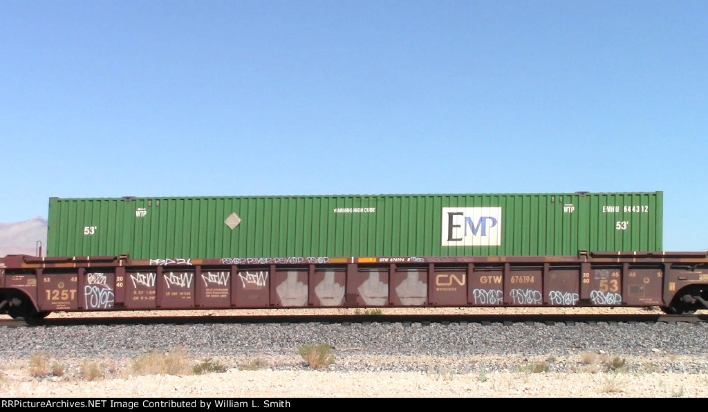 WB Unit Container Frt at Erie NV -120